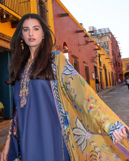 MUSHQ ODYSSEY LUXURY LAWN UNSTITCHED'26| Ines
