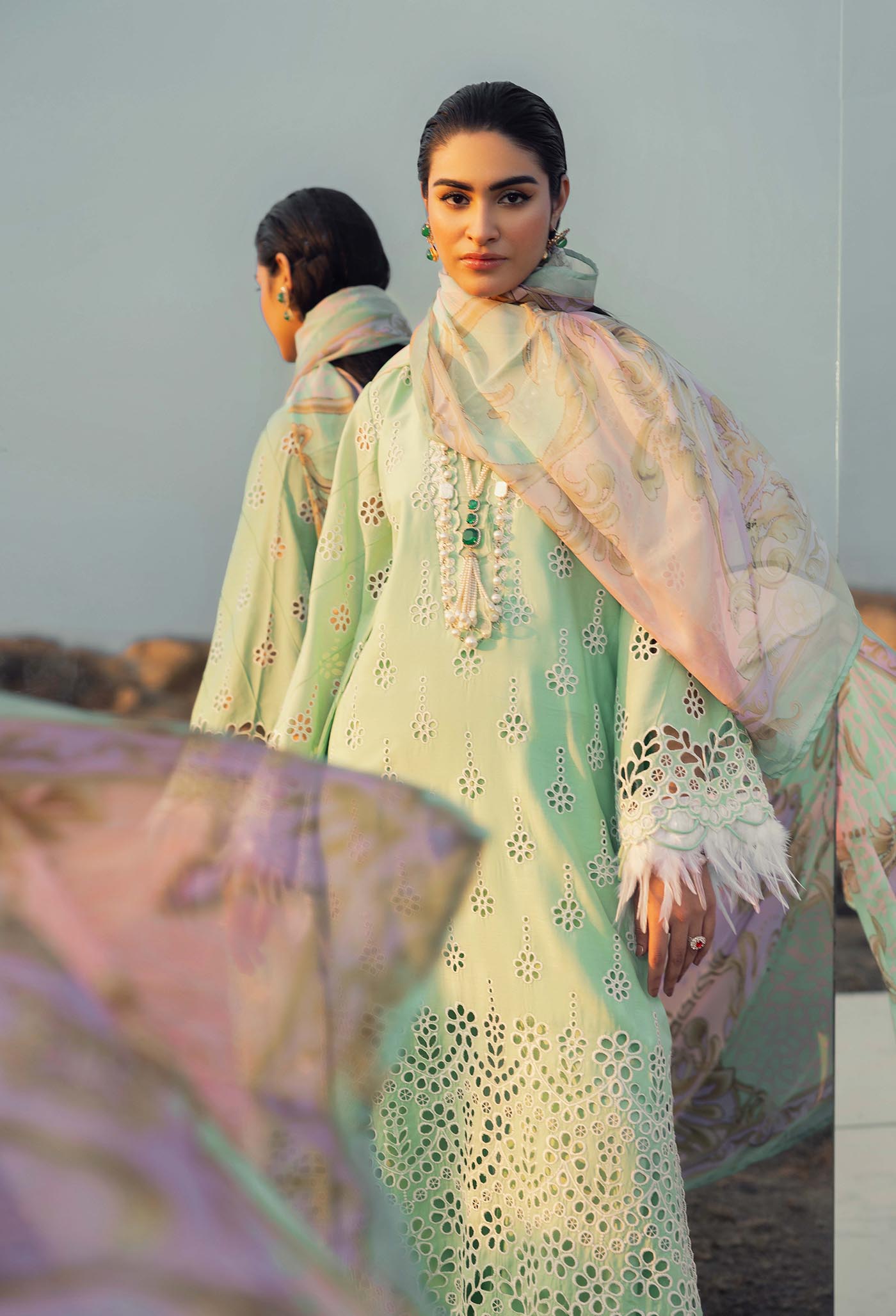 Adan's Libas Lawn Eid Edit'24 Collection 2024 – 6903