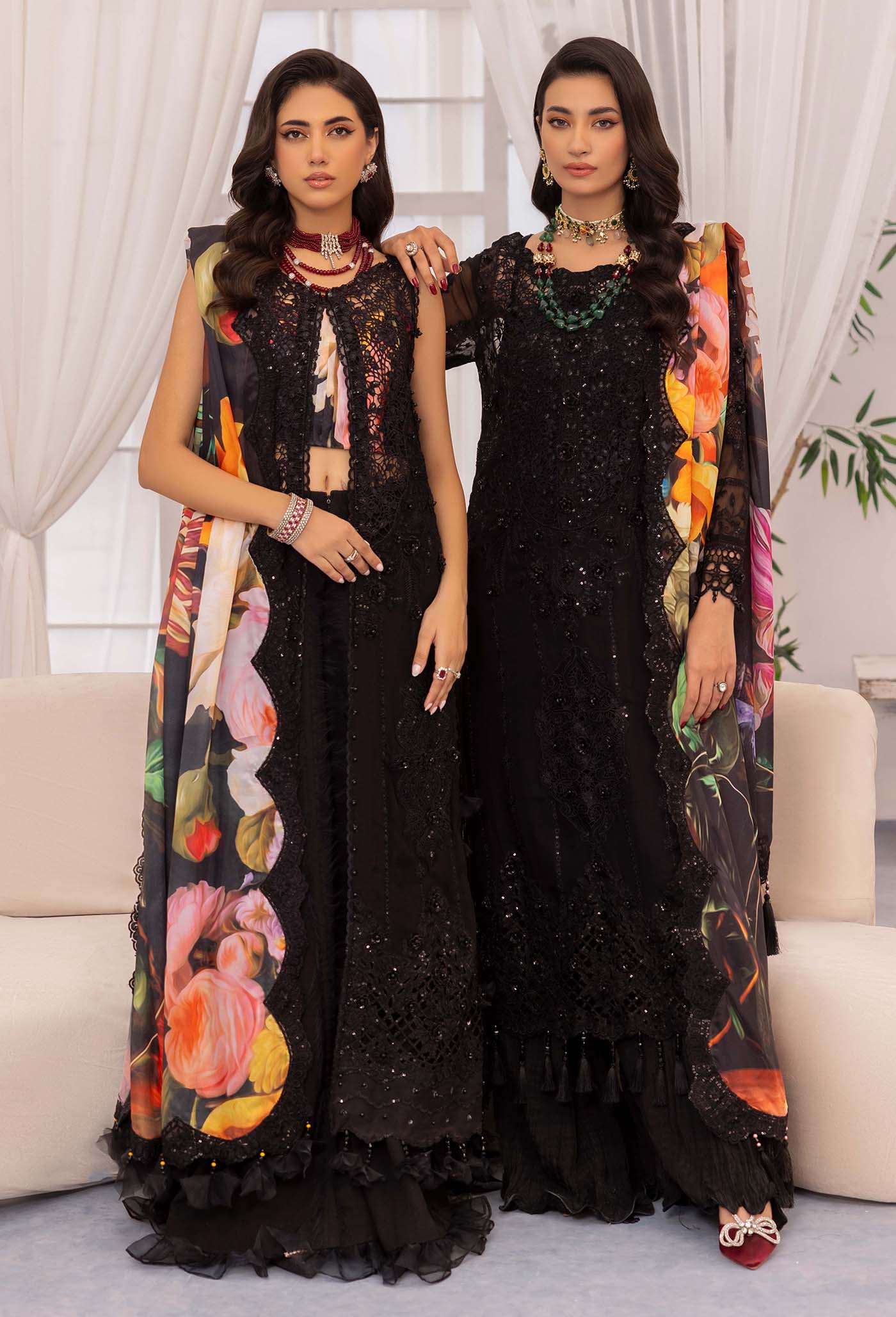 Adan's Chantelle Chiffon Collection 2024 – OBSIDIAN