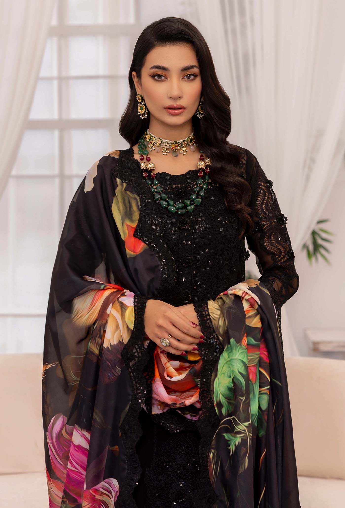 Adan's Chantelle Chiffon Collection 2024 – OBSIDIAN