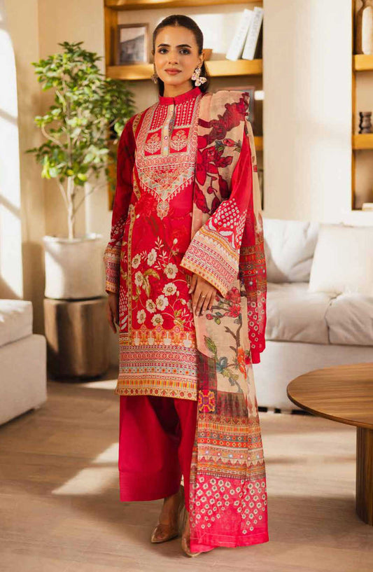 Freesia Zen Embroidered Lawn Collection 2025 LUCIA