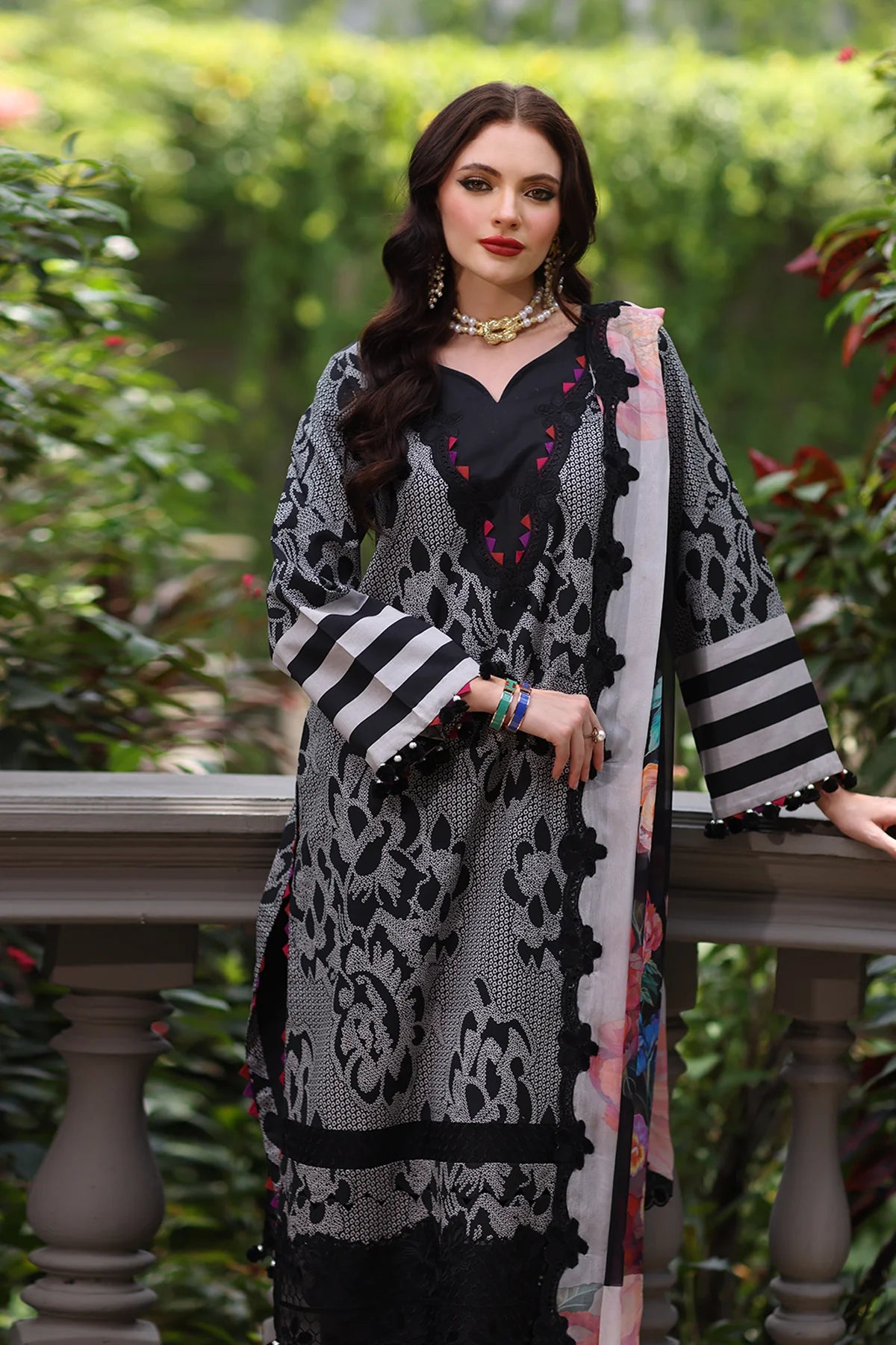 CHARIZMA AGHAZ-E-NOU EMBROIDERED LAWN COLLECTION'26| AG6-07