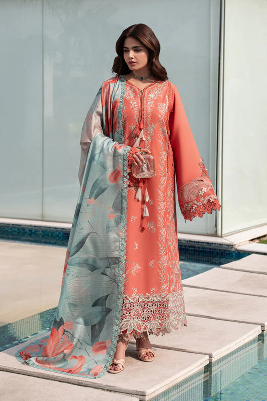 RANGRASIYA CARNATION EID EDIT UNSTITCHED'26| Leeza