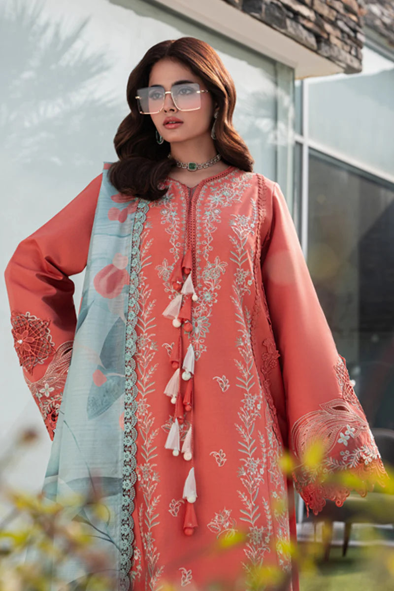 RANGRASIYA CARNATION EID EDIT UNSTITCHED'26| Leeza