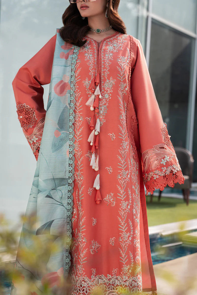 RANGRASIYA CARNATION EID EDIT UNSTITCHED'26| Leeza