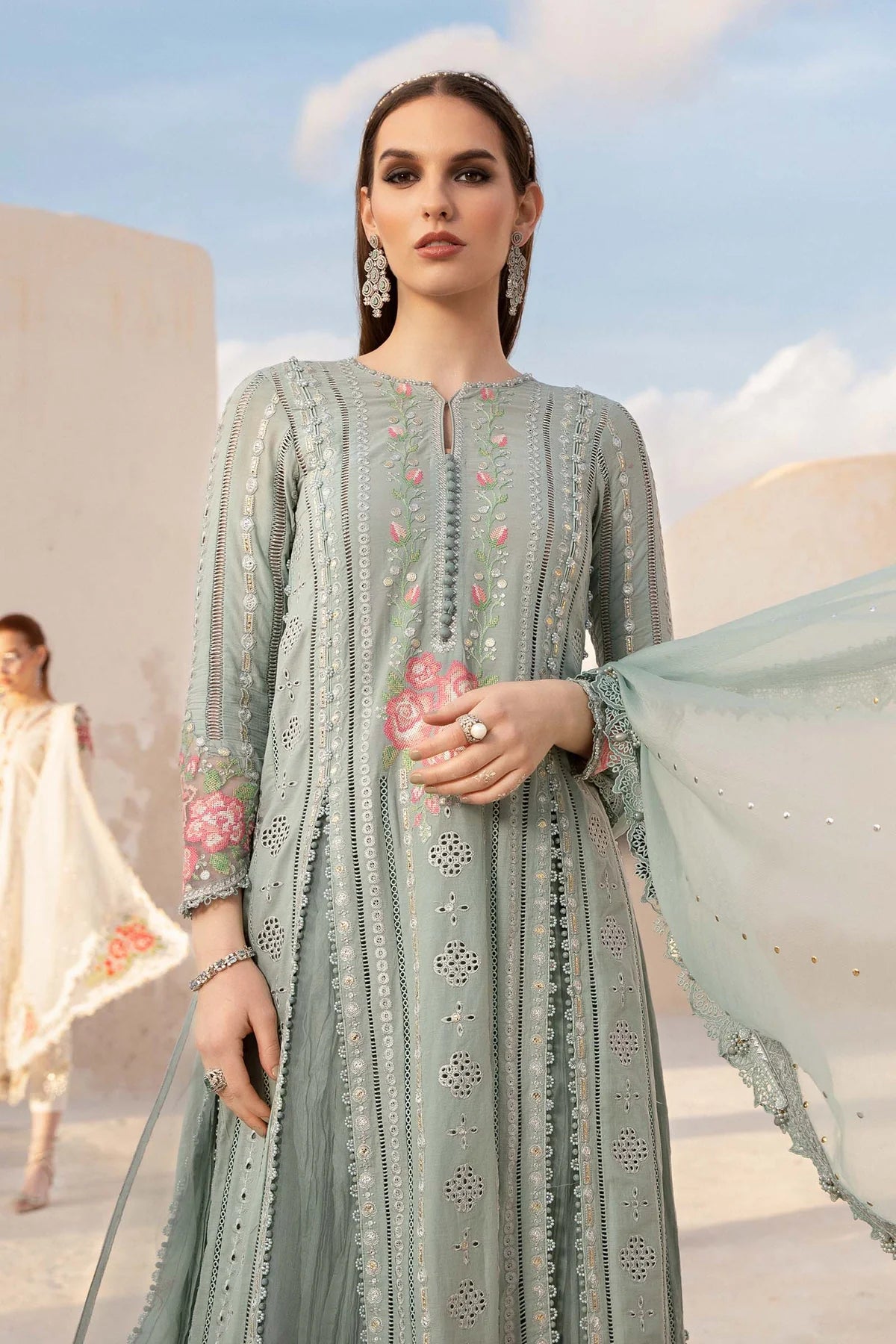 Shop Online Maria B Luxury Lawn 2024 | 12B