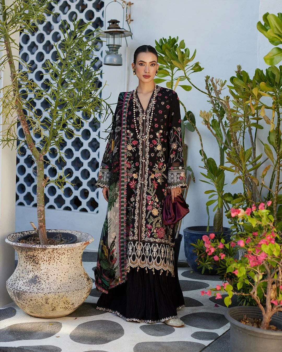 Faiza Saqlain Liliana Luxury Lawn 2024 | MERLE