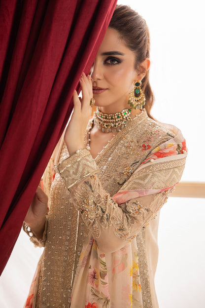 CHARIZMA DASTAN E JASHAN V1 Collection 2024 – Premium Luxury Handwork Chiffon DJW4-05