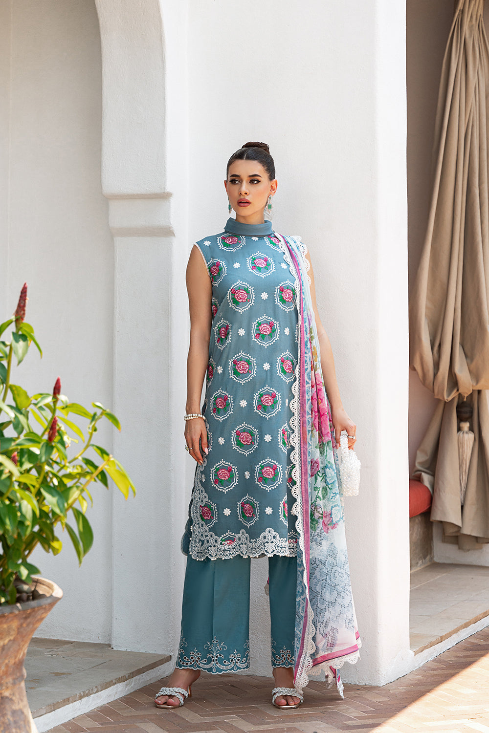 Saira Rizwan Lawn Unstitched Vol 2 Collection 2024 – Amal SRLL2-24-09