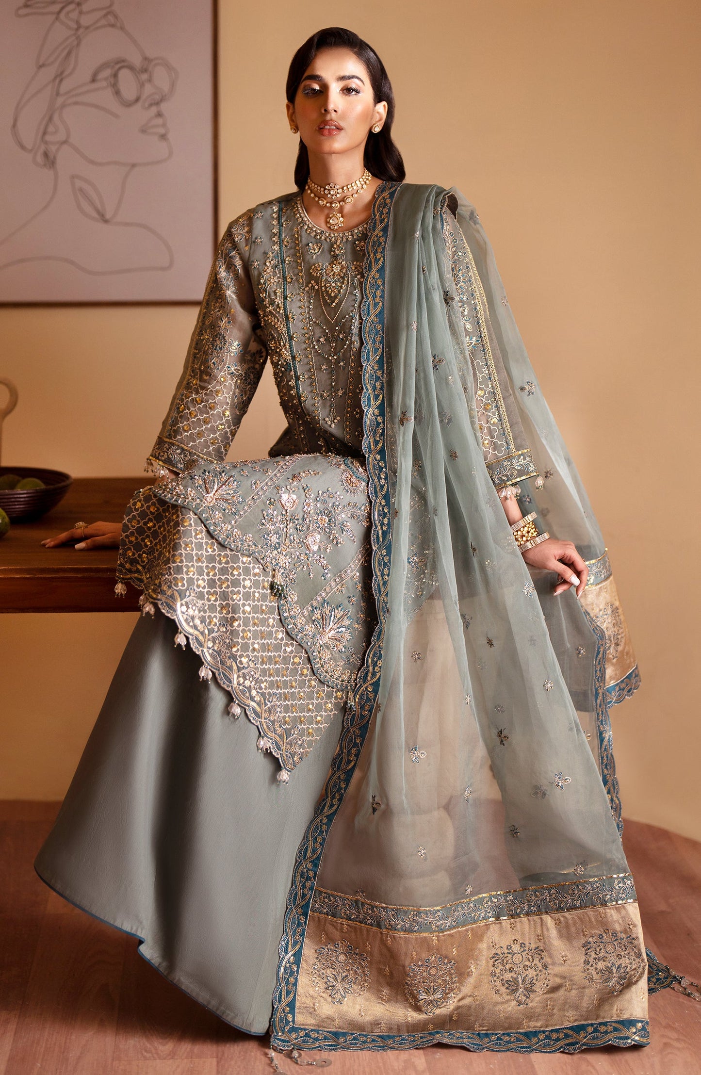 Emaan Adeel Romansiyyah Luxury Formals' Collection 2024 – Roheen