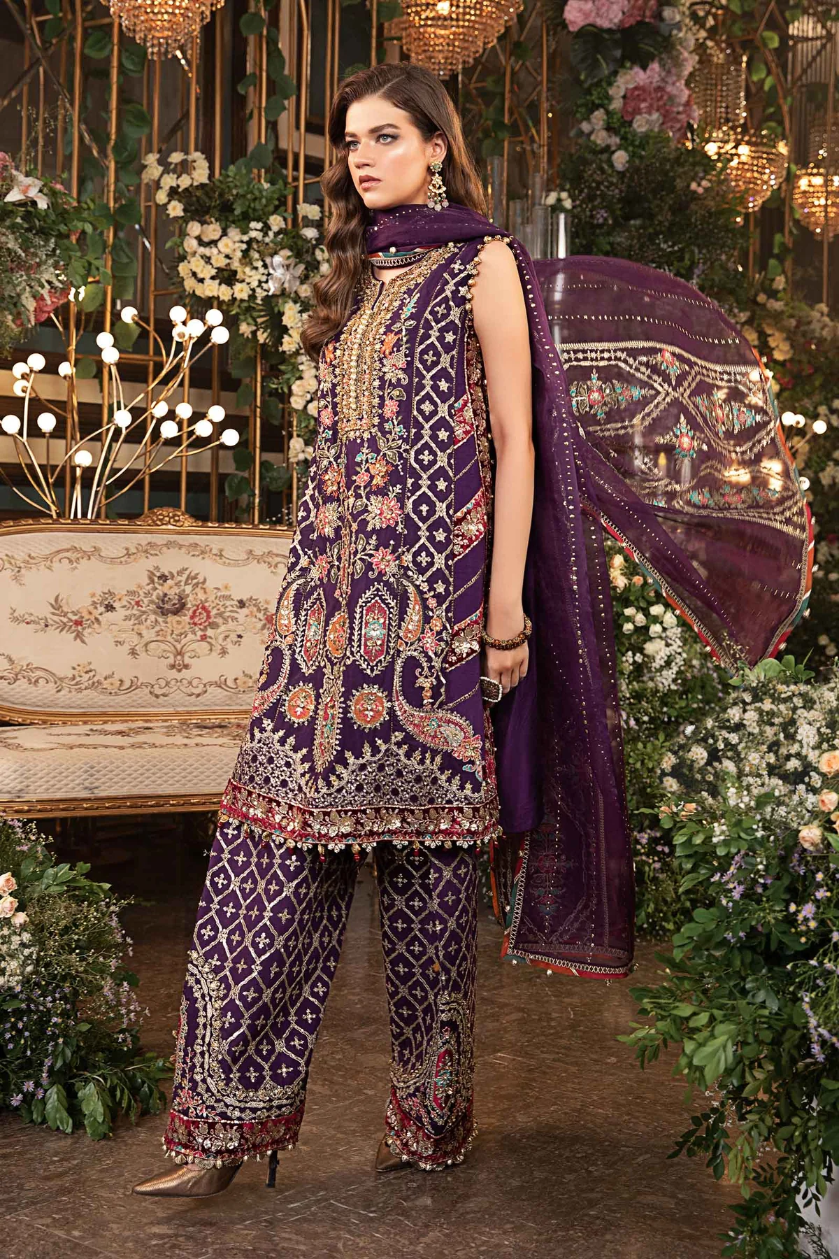 Maria B Mbroidered Wedding Collection 2024 D-03