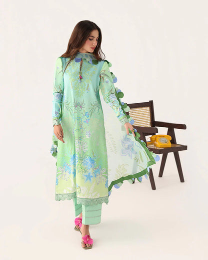 ROHEENAZ ROSETTE UNSTITCHED COLLECTION'26 | Morning Dew