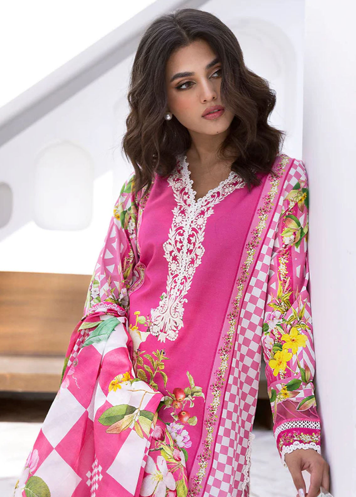 Roheenaz by Mushq Spring Summer Lawn Coral Reef