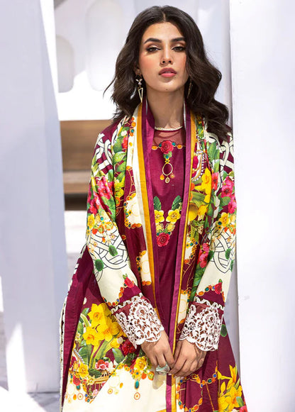 Roheenaz by Mushq Spring Summer Lawn Driftwood Delight