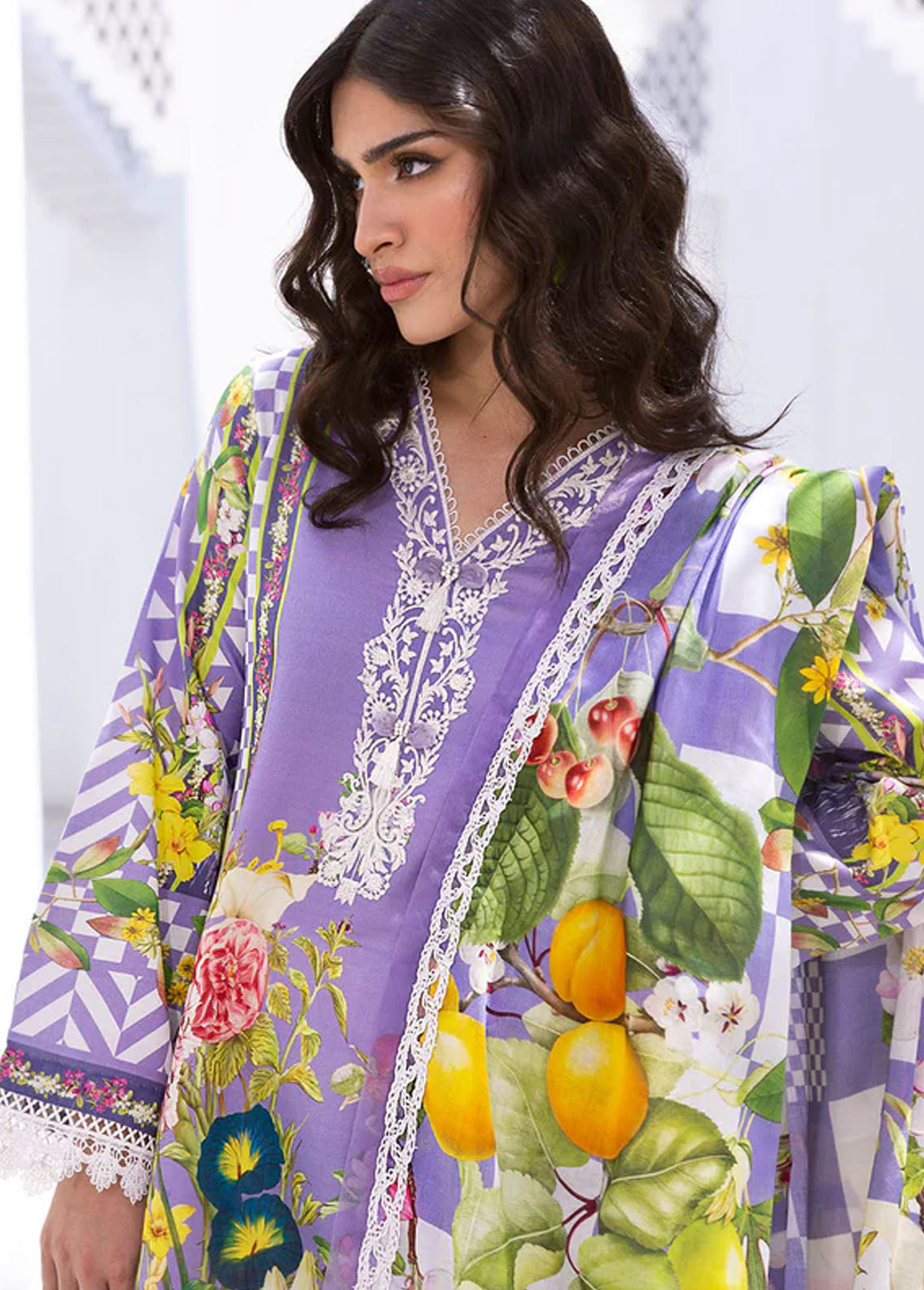 Roheenaz by Mushq Spring Summer Lawn Hibiscus Bloom