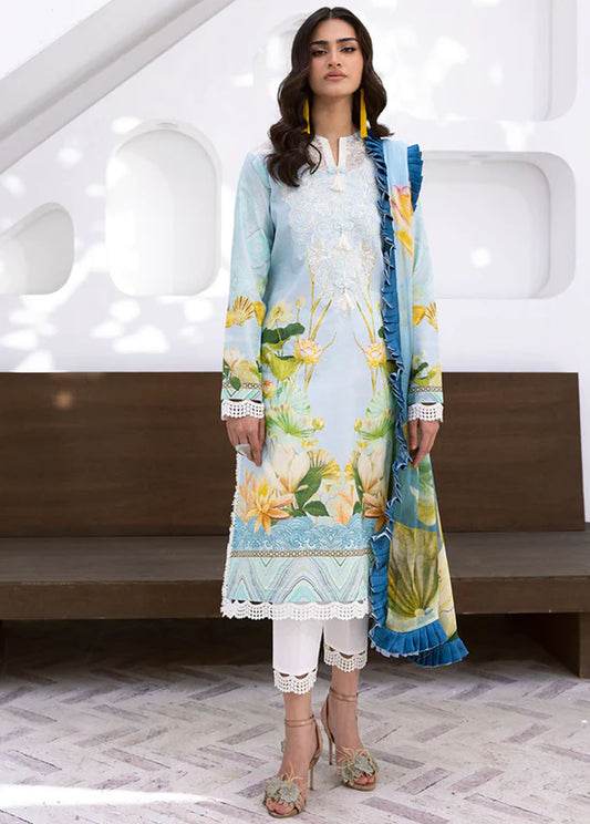 Roheenaz by Mushq Spring Summer Lawn Ocean Breeze