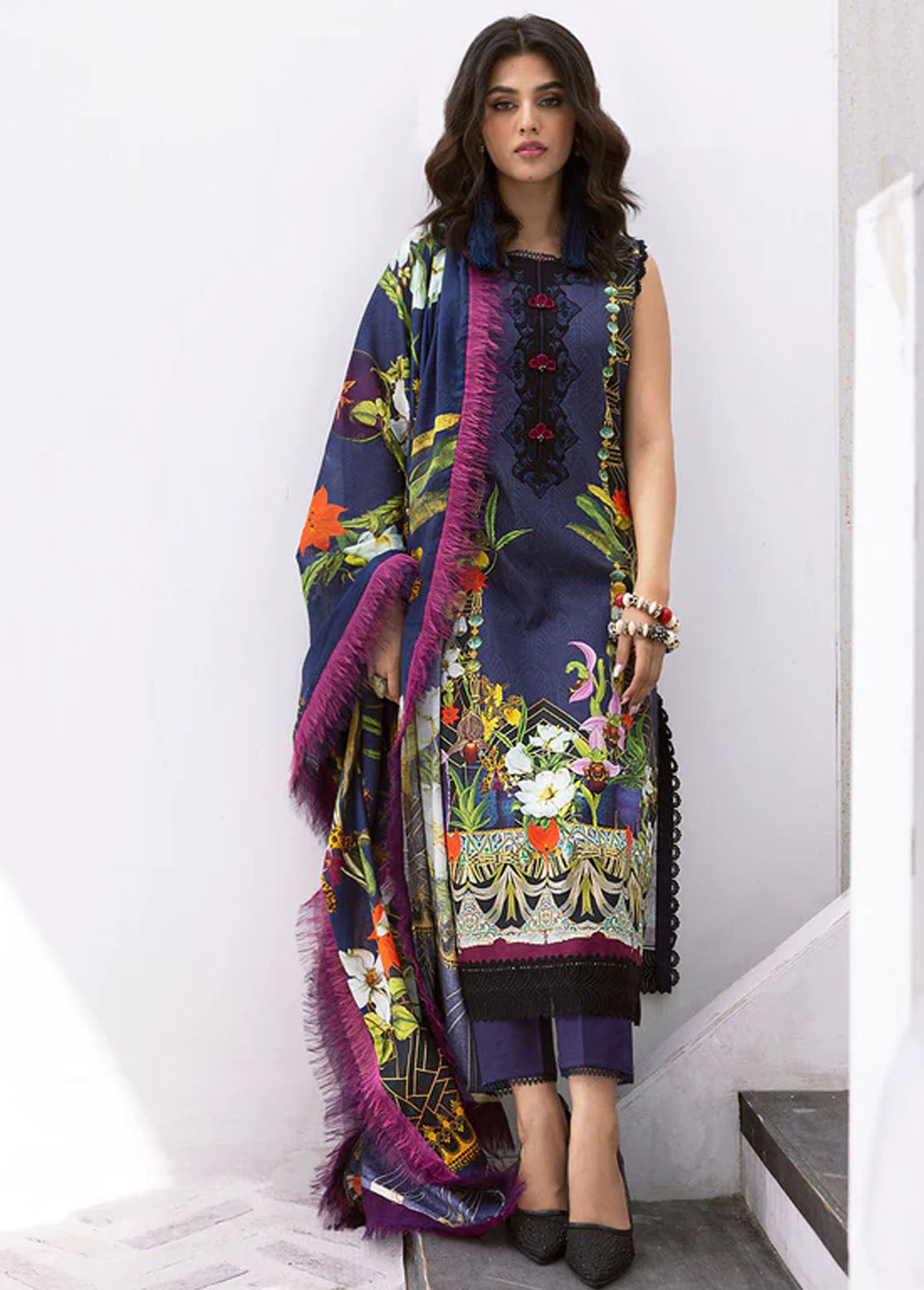 Roheenaz by Mushq Spring Summer Lawn Wave Rider