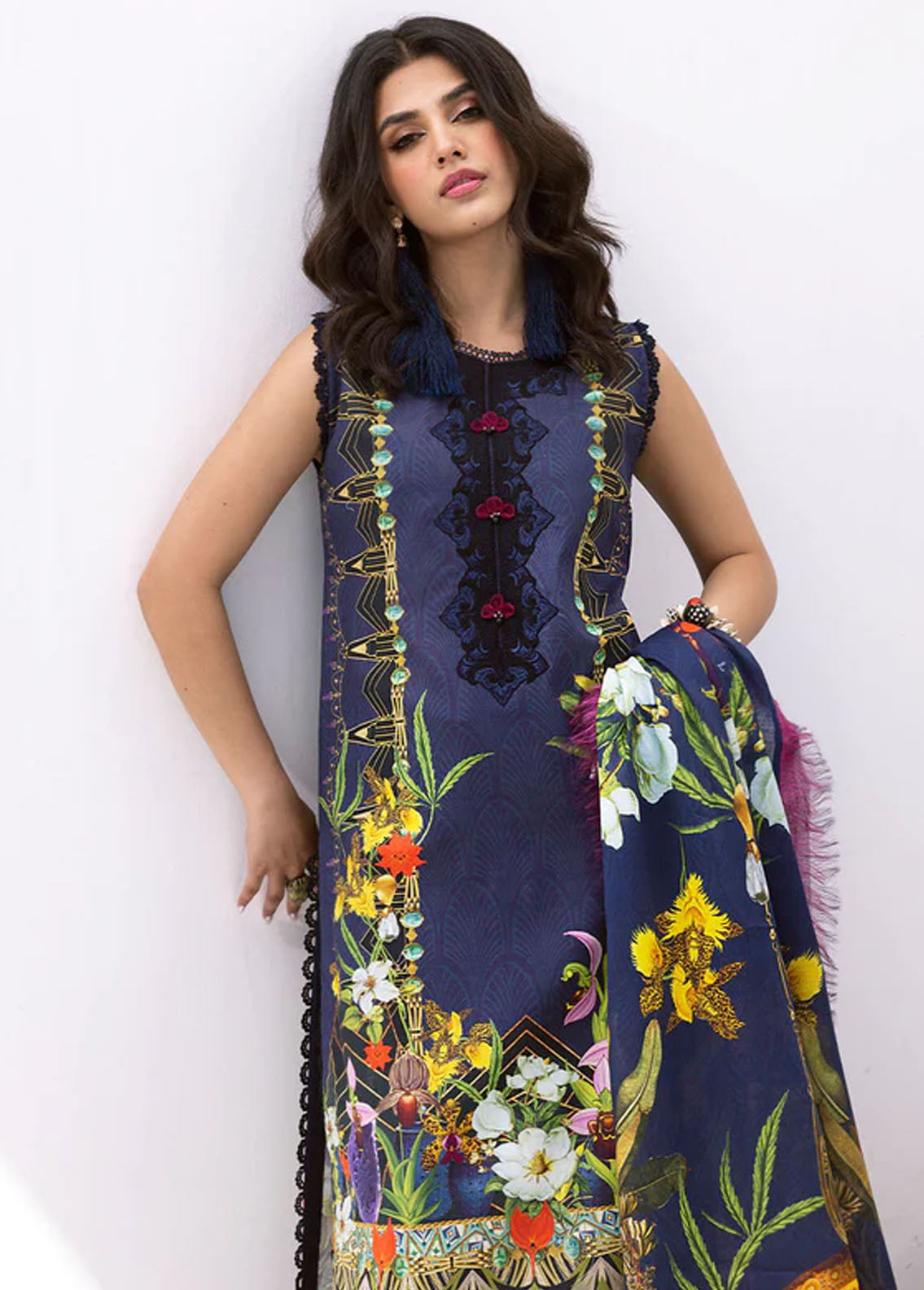 Roheenaz by Mushq Spring Summer Lawn Wave Rider