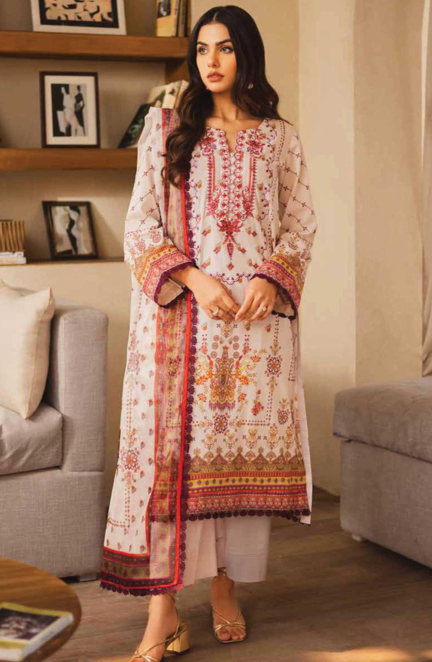 Freesia Zen Embroidered Lawn Collection 2025 NATHALIA