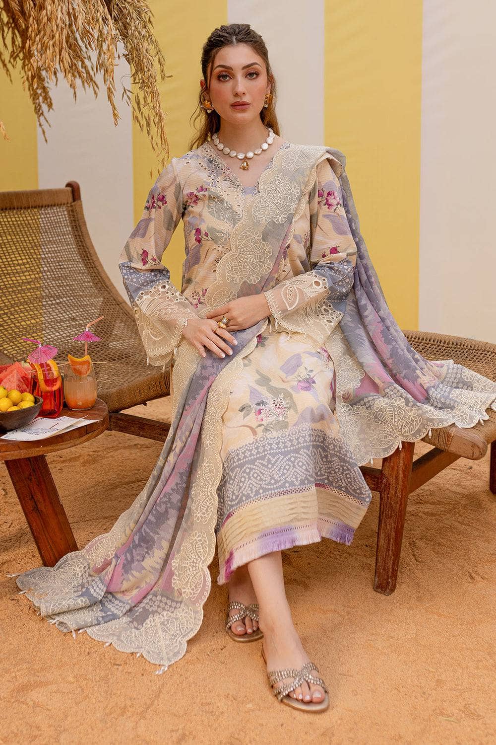 Nureh Gardenia Lawn Collection 2025 - NSG - 177