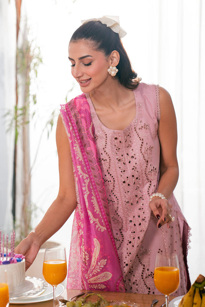 Neeshay Symphony Luxury Lawn 2024 - Dahlia