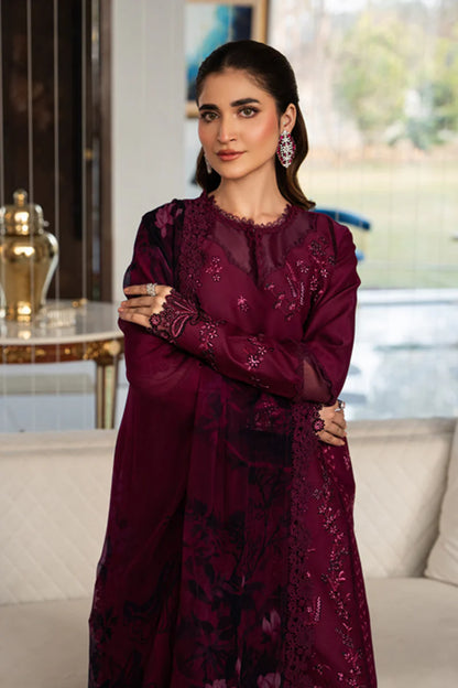 RANGRASIYA CARNATION EID EDIT UNSTITCHED'26| Nora