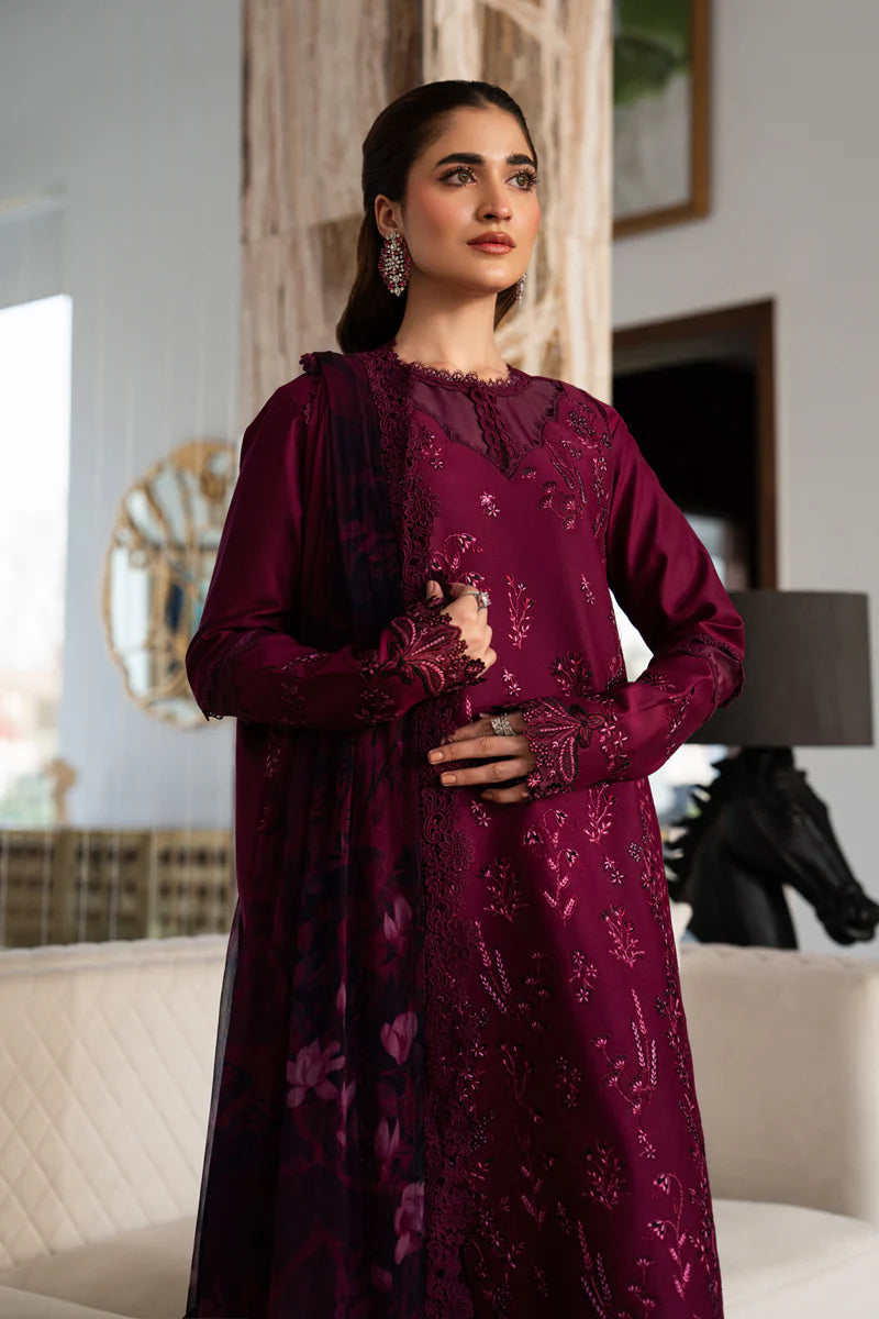 RANGRASIYA CARNATION EID EDIT UNSTITCHED'26| Nora