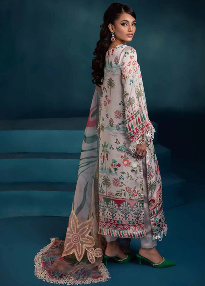 Secretoria By Nureh Embroidered Silk Suits 2024 S-08 Jane