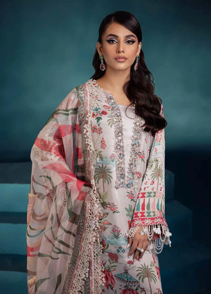 Secretoria By Nureh Embroidered Silk Suits 2024 S-08 Jane