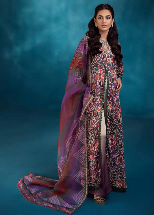 Secretoria By Nureh Embroidered Silk Suits 2024 S-09 Molly