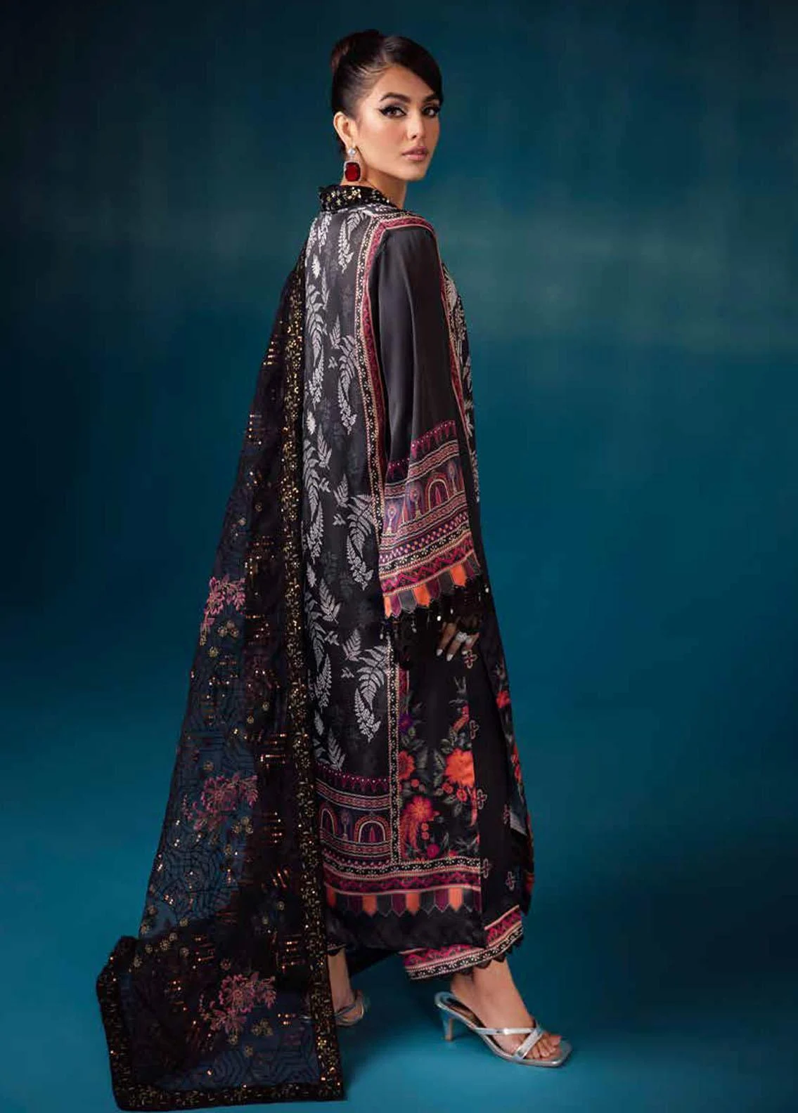 Secretoria By Nureh Embroidered Silk Suits 2024 S-11 Rio