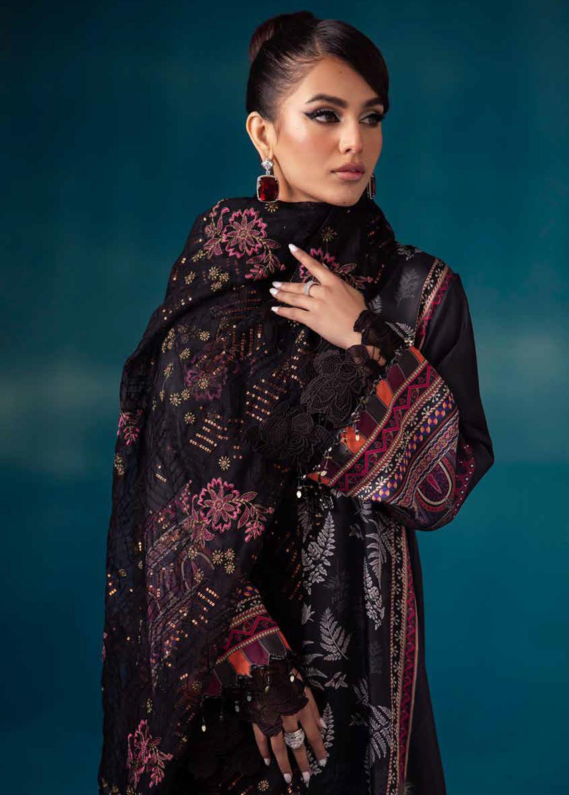 Secretoria By Nureh Embroidered Silk Suits 2024 S-11 Rio