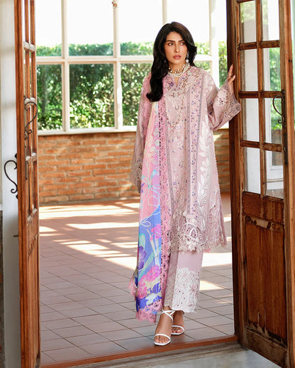 A MOI LUXURY LAWN BY MUSHQ UNSTITCHED'26 | Opulent Whisper