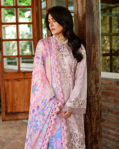 A MOI LUXURY LAWN BY MUSHQ UNSTITCHED'26 | Opulent Whisper
