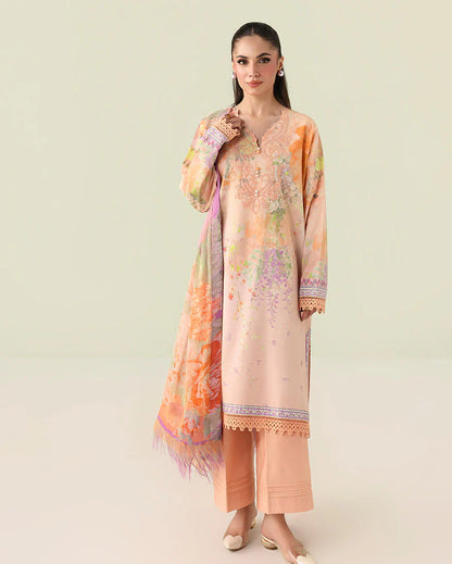 ROHEENAZ ROSETTE UNSTITCHED COLLECTION'26 | Sunlit Fern