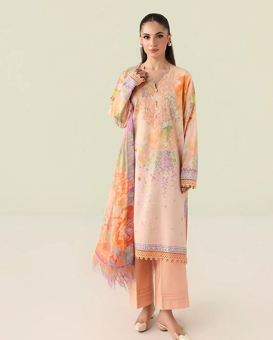 ROHEENAZ ROSETTE UNSTITCHED COLLECTION'26 | Sunlit Fern