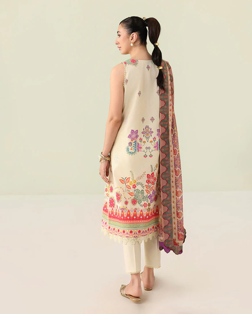 ROHEENAZ ROSETTE UNSTITCHED COLLECTION'26 | Pastel Symphony