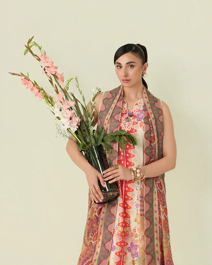 ROHEENAZ ROSETTE UNSTITCHED COLLECTION'26 | Pastel Symphony