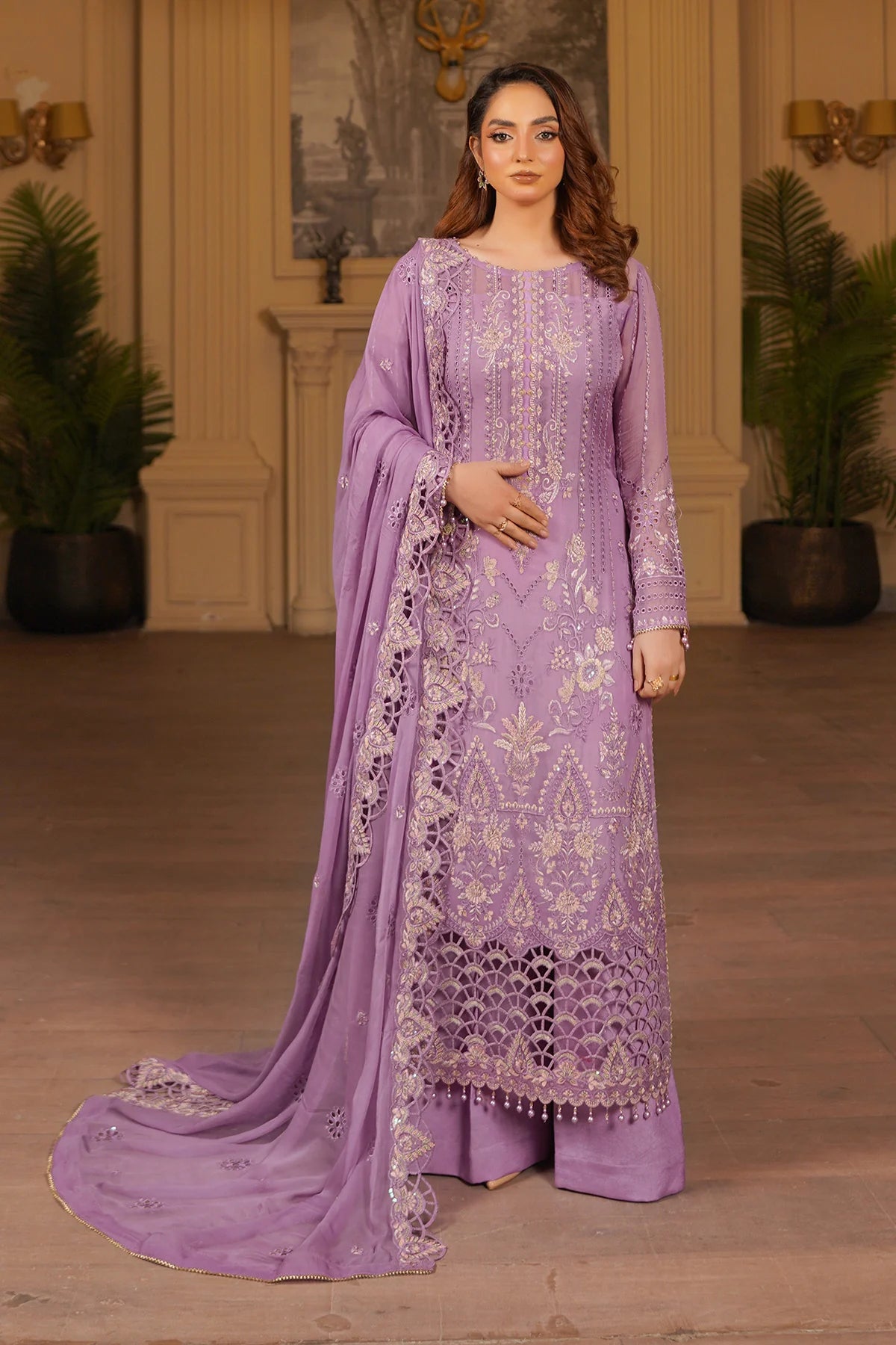 AARZU BY MARYAMS LUXURY LAWN VOL-5 UNSTITCHED'26| Zoia