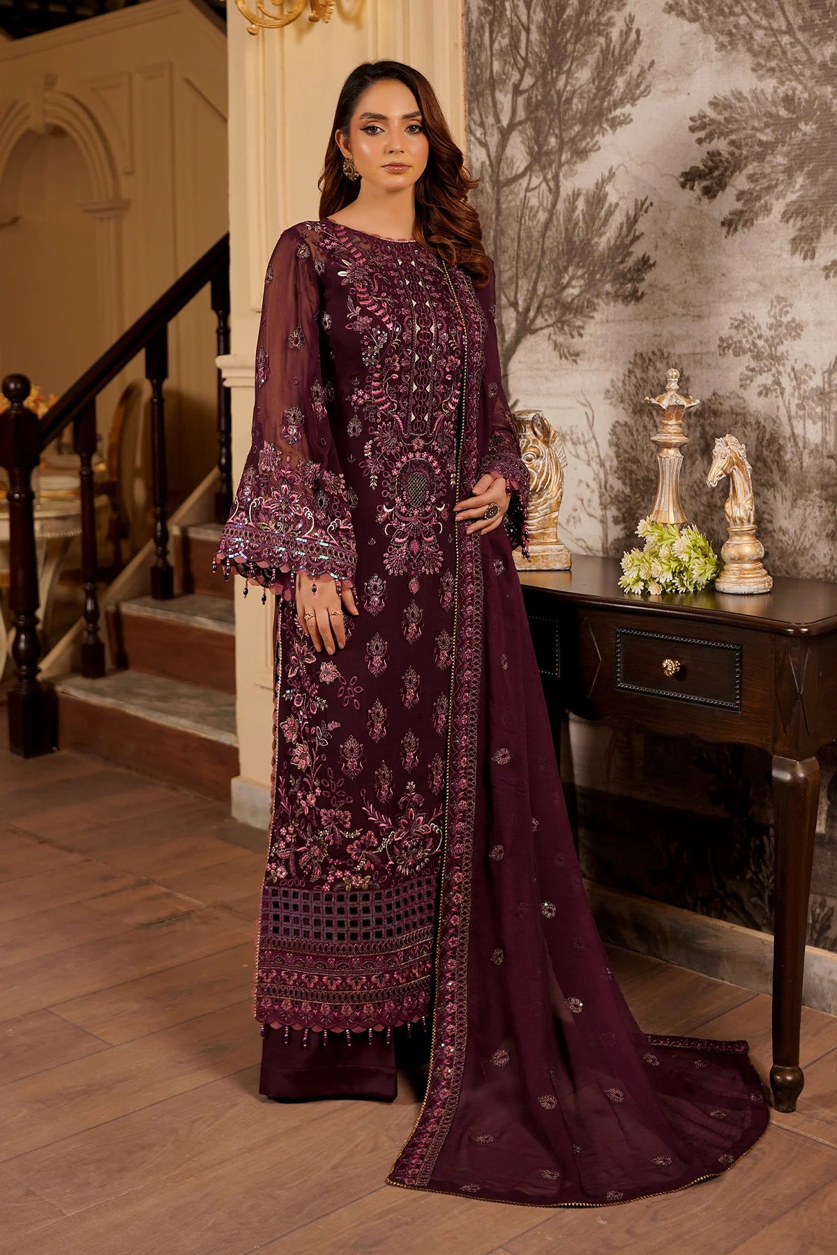 AARZU BY MARYAMS LUXURY LAWN VOL-5 UNSTITCHED'26| Nageena