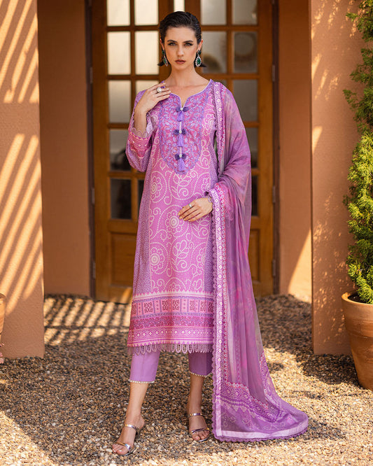 Roheenaz AZALEA LAWN Collection 2024 – Azure Dream