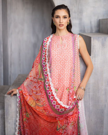 Roheenaz AZALEA LAWN Collection 2024 – Radiant Rose