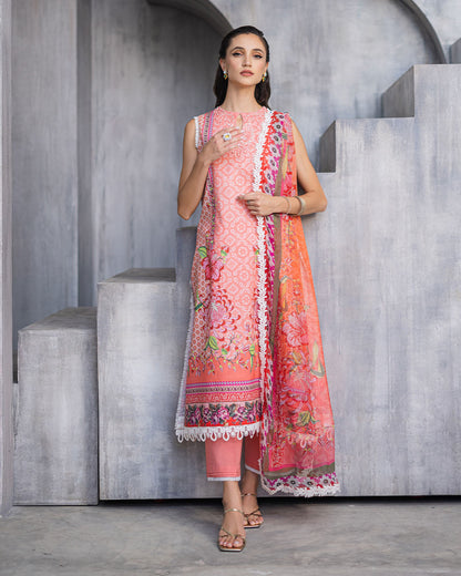 Roheenaz AZALEA LAWN Collection 2024 – Radiant Rose