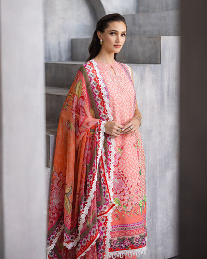 Roheenaz AZALEA LAWN Collection 2024 – Radiant Rose