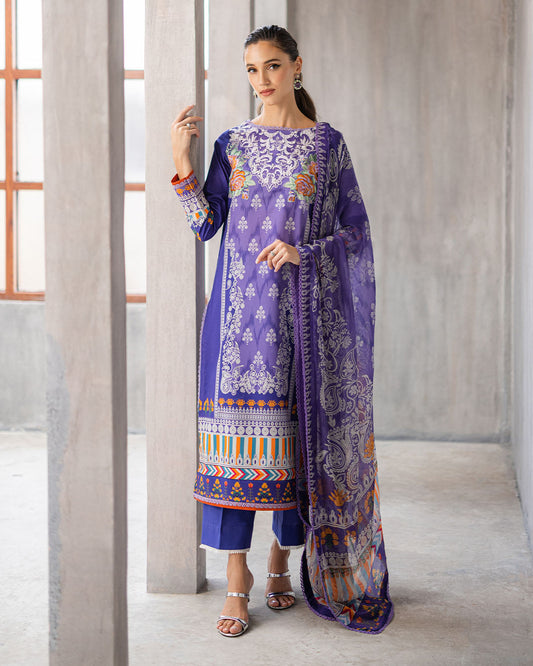 Roheenaz AZALEA LAWN Collection 2024 – Blissful Berry