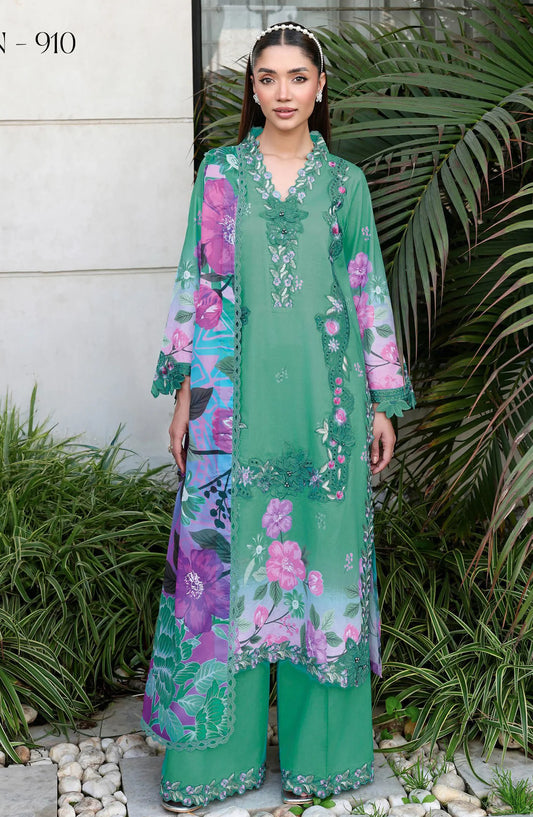 RAMSHA RANGREZ LUXURY LAWN UNSTITCHED '26 VOL 09 - N-910