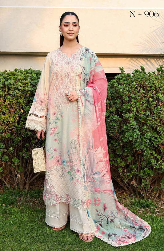 RAMSHA RANGREZ LUXURY LAWN UNSTITCHED '26 VOL 09 - N-906