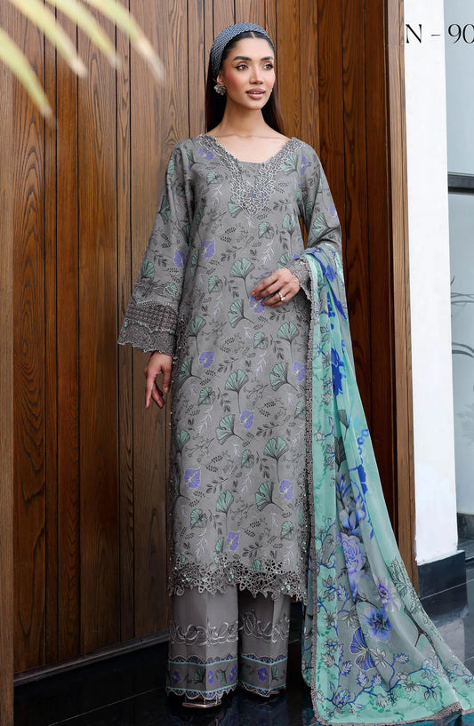RAMSHA RANGREZ LUXURY LAWN UNSTITCHED '26 VOL 09 - N-901