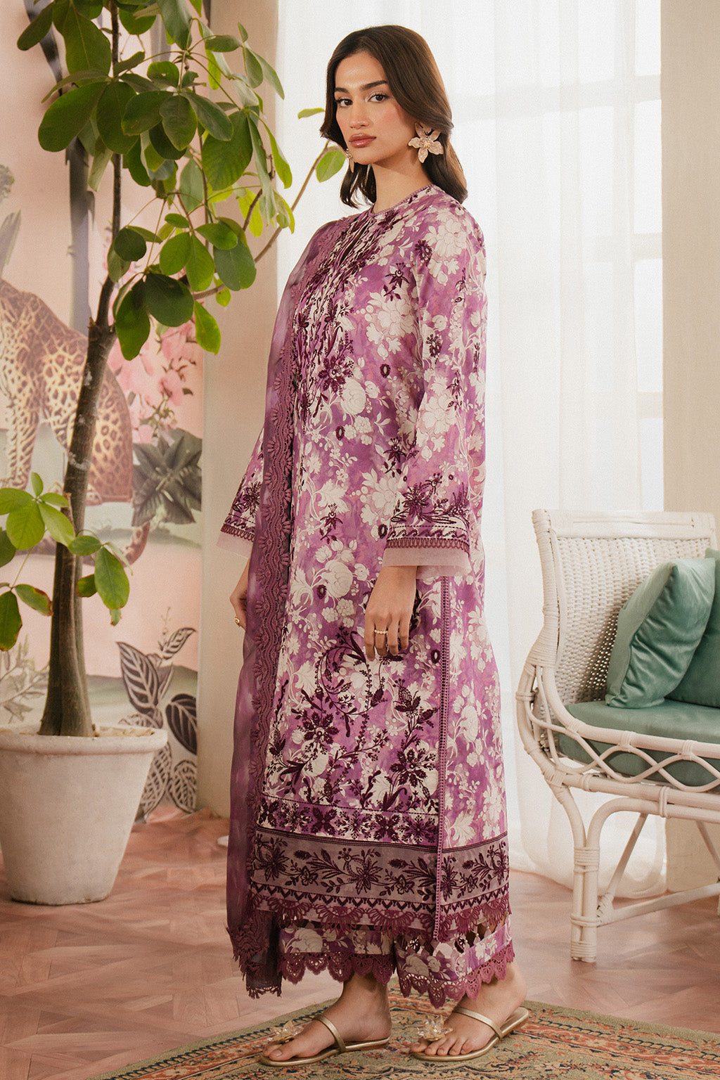 Armelia Printed Lawn 2025 by Ayzel - Ren