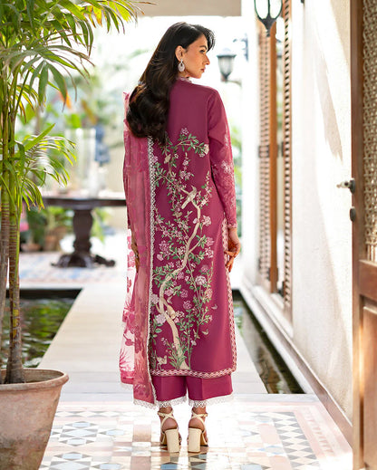 MUSHQ ASTORIA LUXURY LAWN UNSTITCHED'26| Rosea